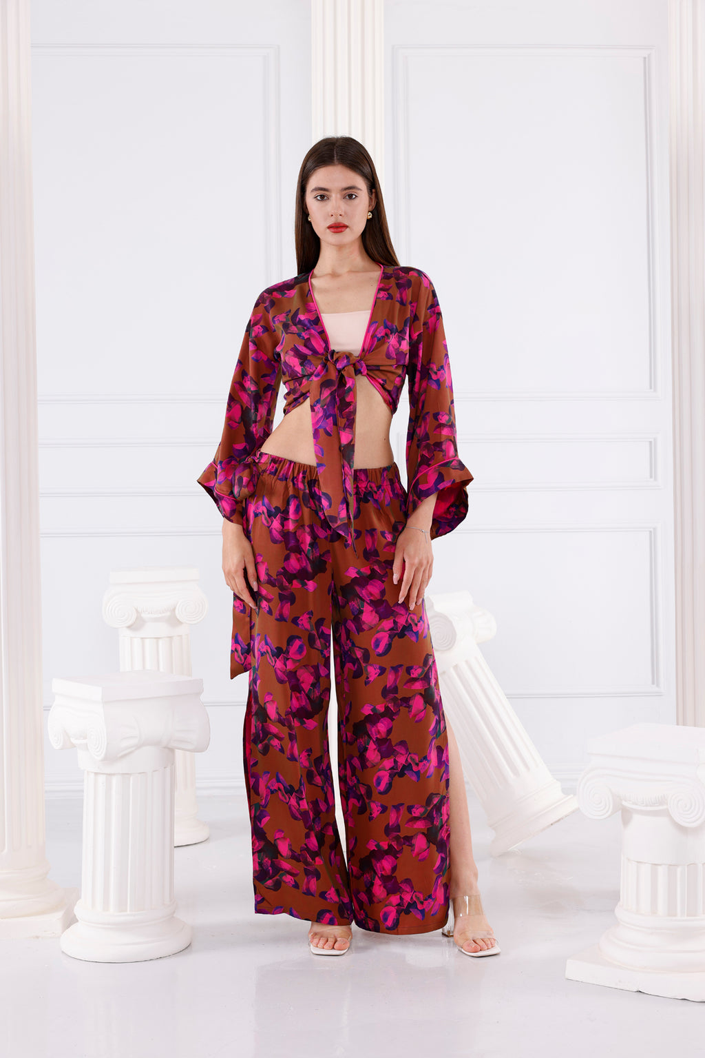Astrid Vegan İpek CUPRO Cropped