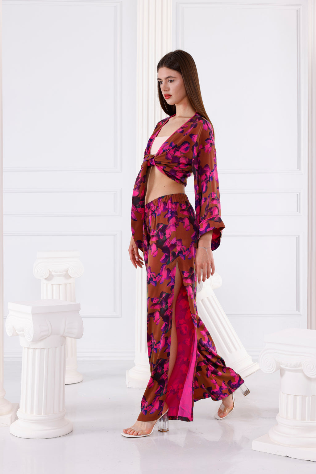 Astrid Vegan İpek CUPRO Cropped