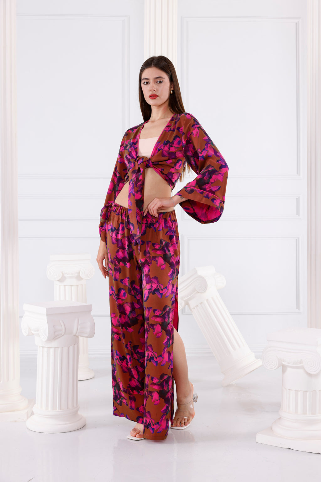 Astrid Vegan İpek CUPRO Cropped