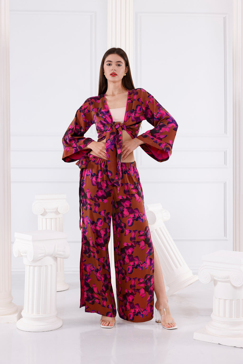 Astrid Vegan İpek CUPRO Cropped