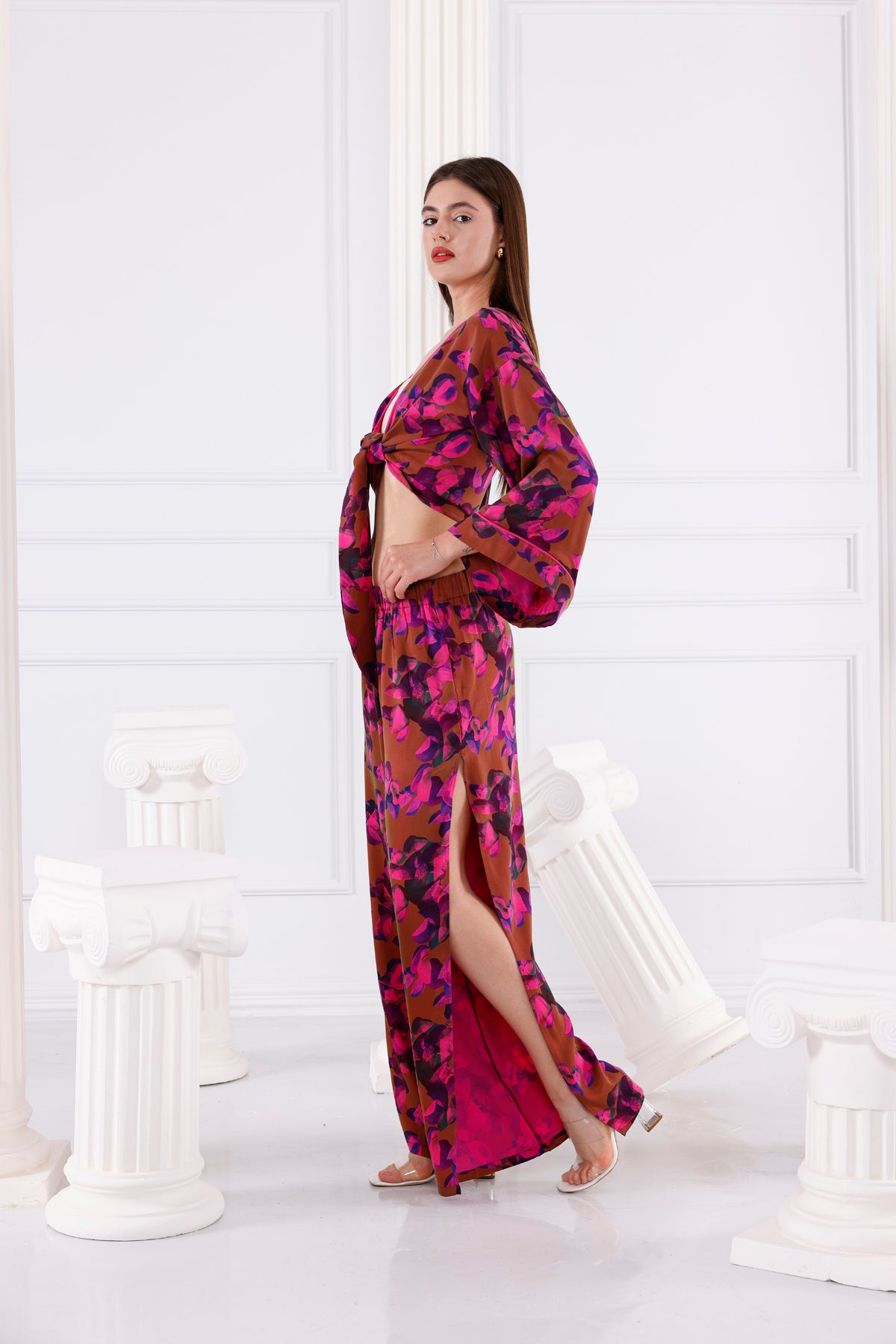 Astrid Vegan İpek CUPRO Cropped
