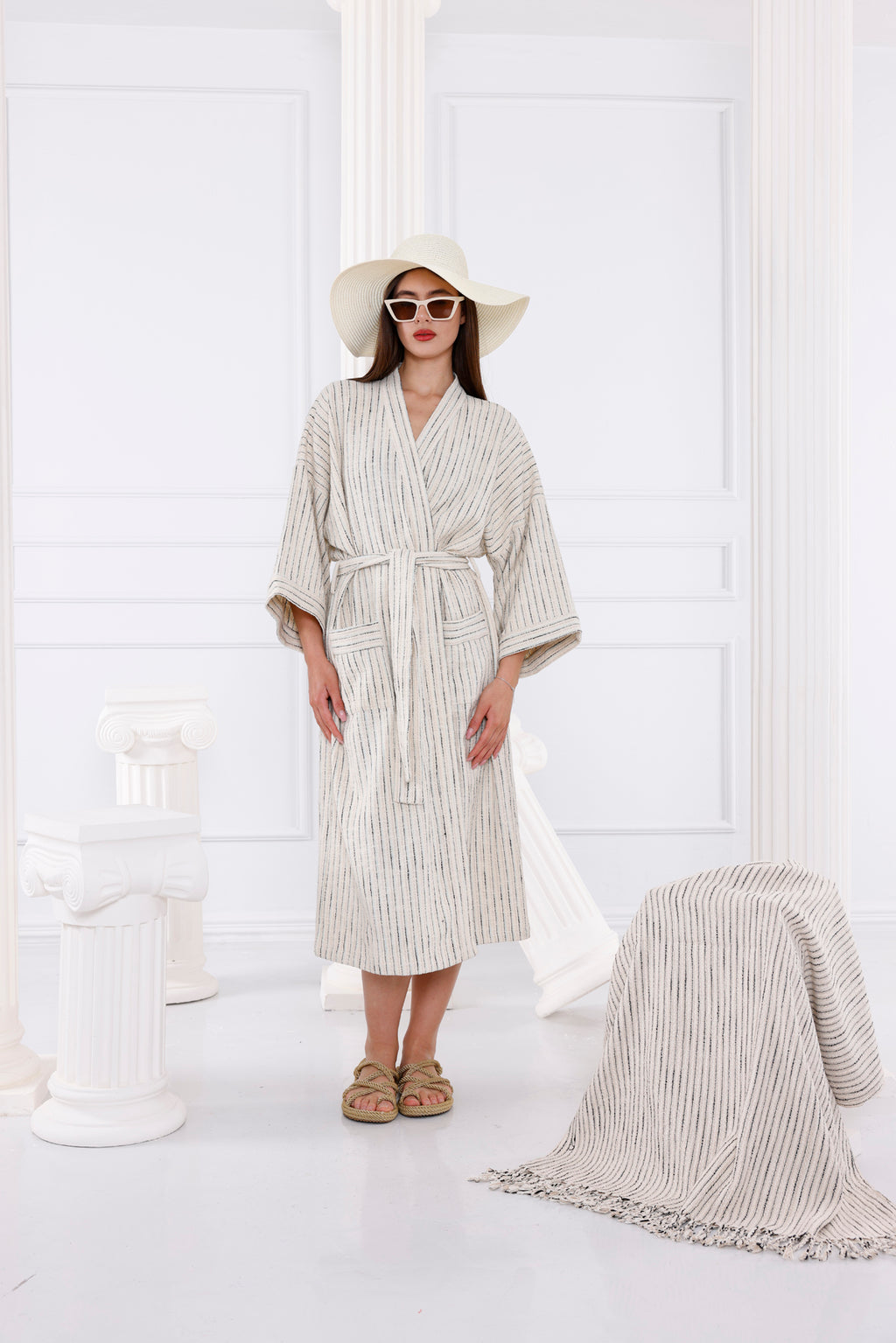 Elizabeth Organik Pamuk Kimono