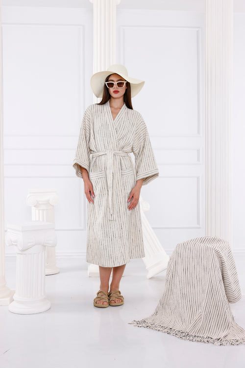 Elizabeth Organik Pamuk Kimono