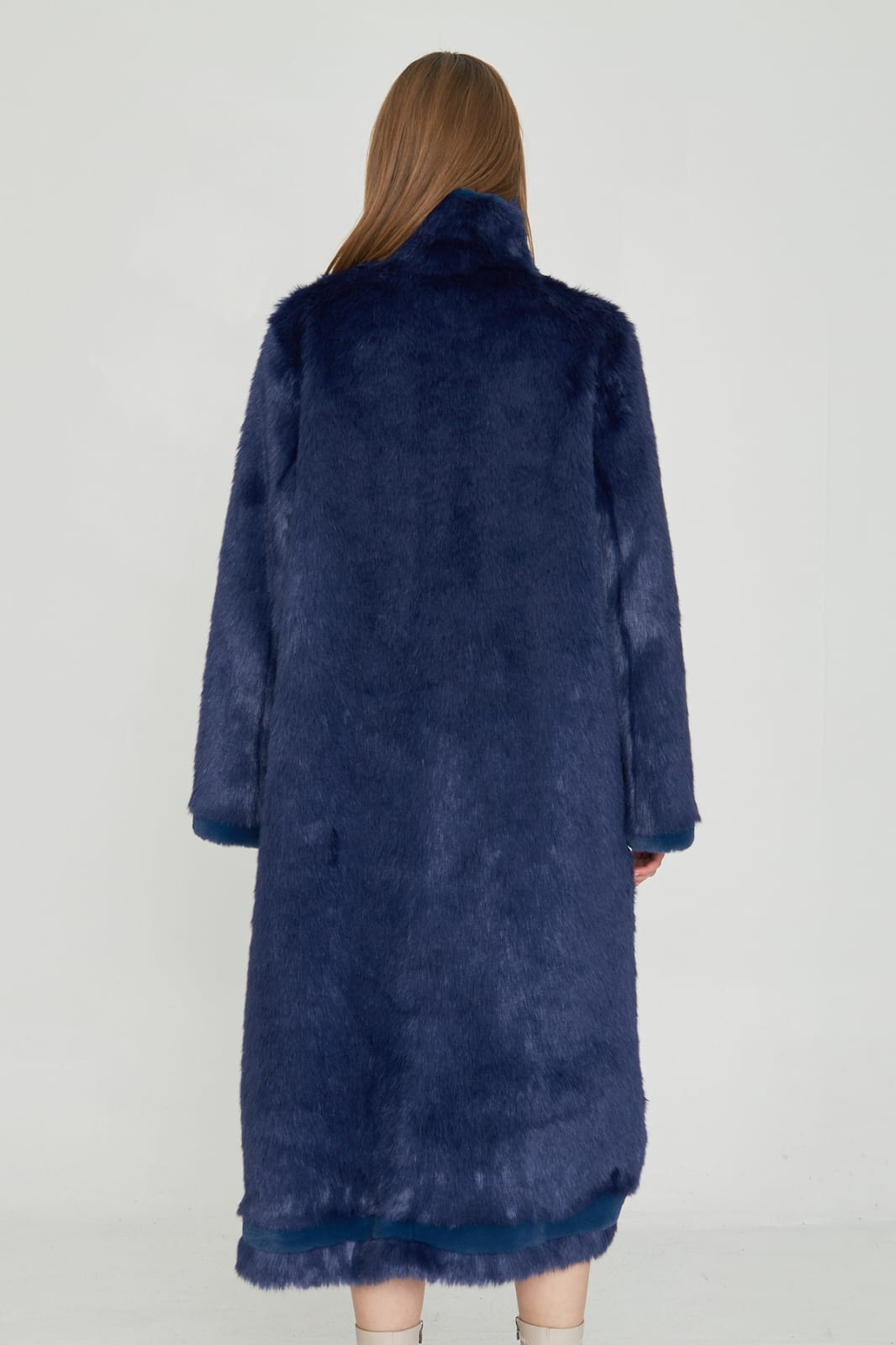 Kaftan Model Jakar Kumaş Detaylı Suni Kürk