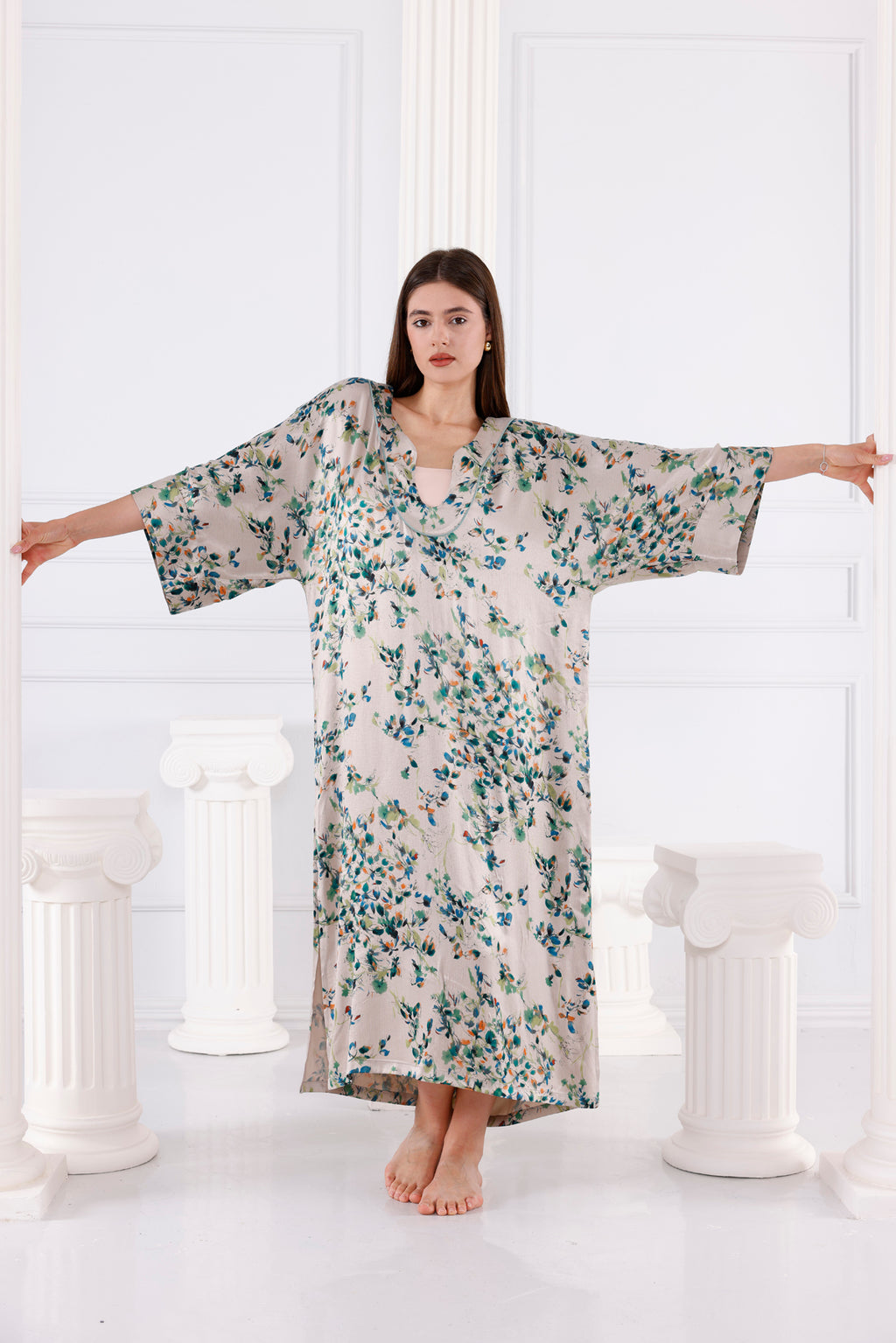 Mia Vegan İpek CUPRO Kaftan