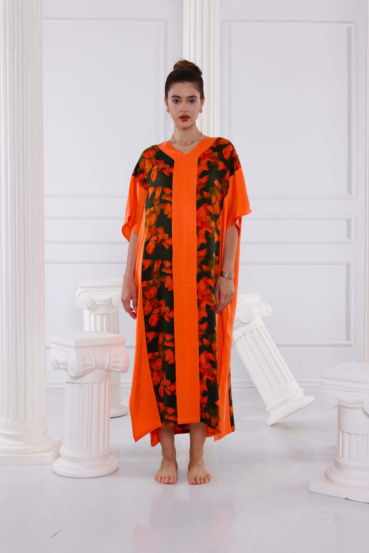 Thea Vegan İpek CUPRO Kaftan